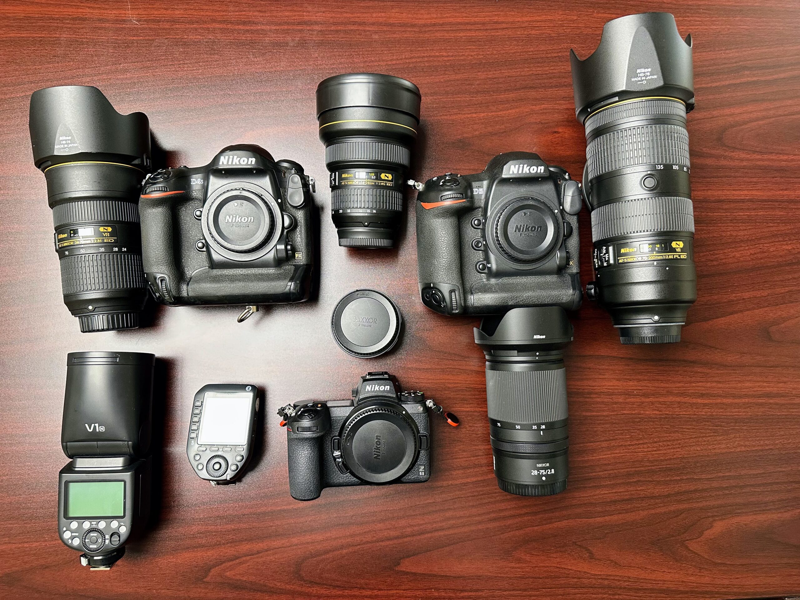 Nikon cameras and lenses